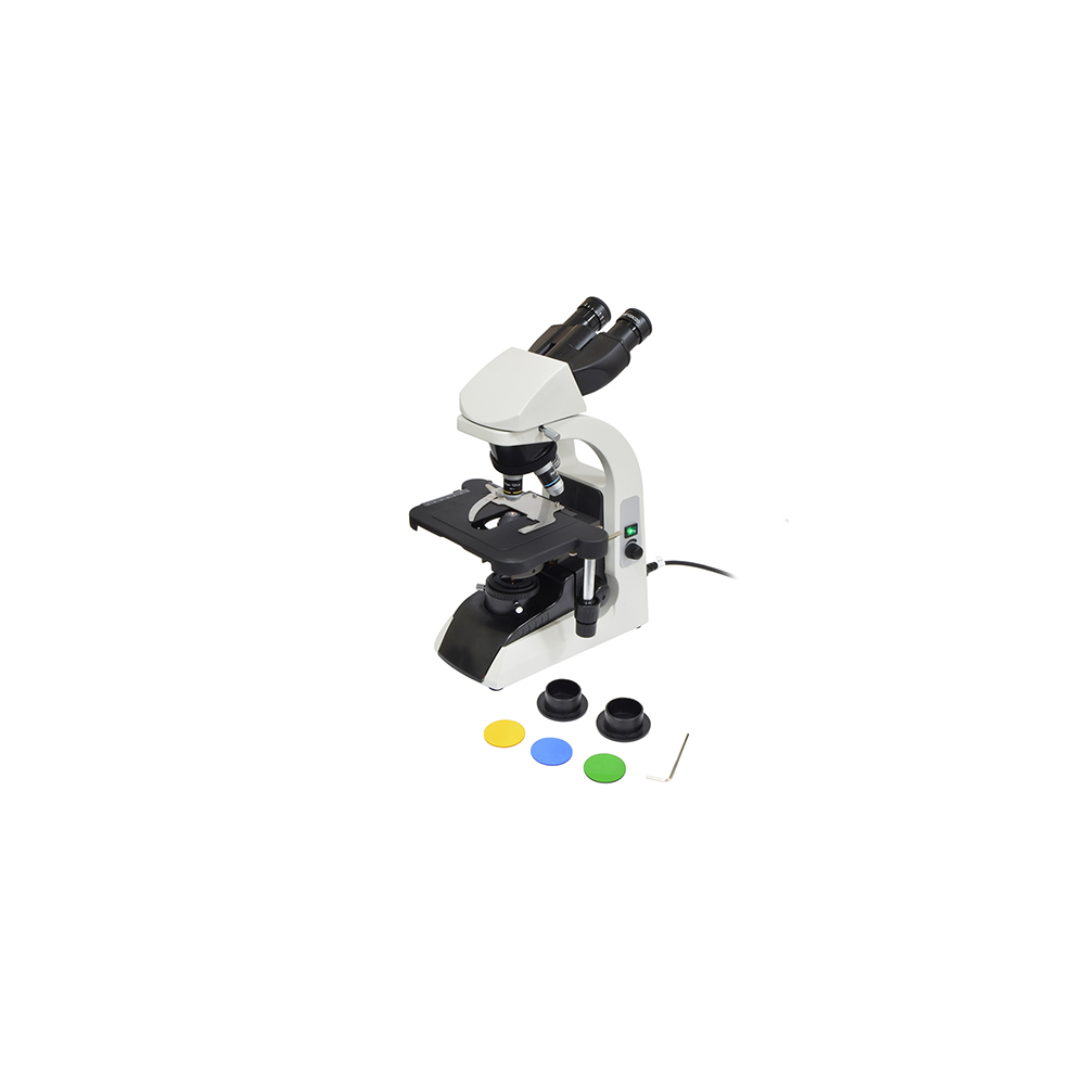Microscopio binocular