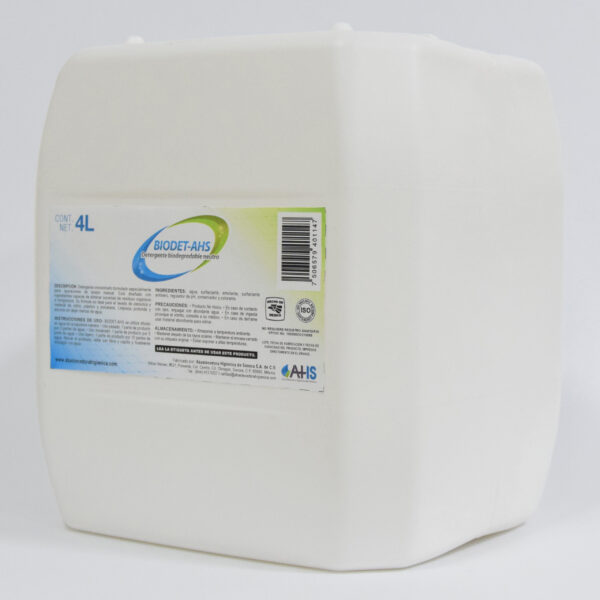 Detergente Biodegradable Neutro – Biodet AHS – Grupo Yoemed